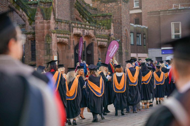Graduation Ceremony for St Helens College graduates