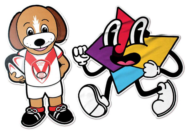Picture of Boots mascot and our College mascot